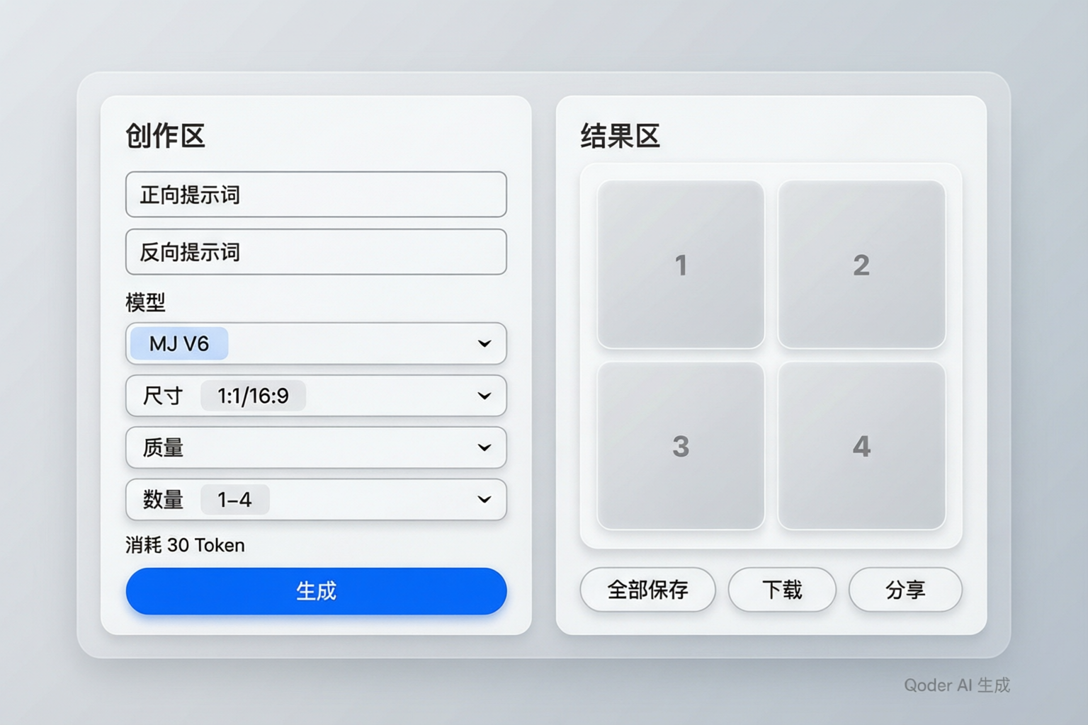 文生图创作页